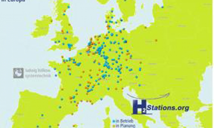 Rekordzahl neu eröffneter Wasserstoff-Tankstellen im Jahr 2020