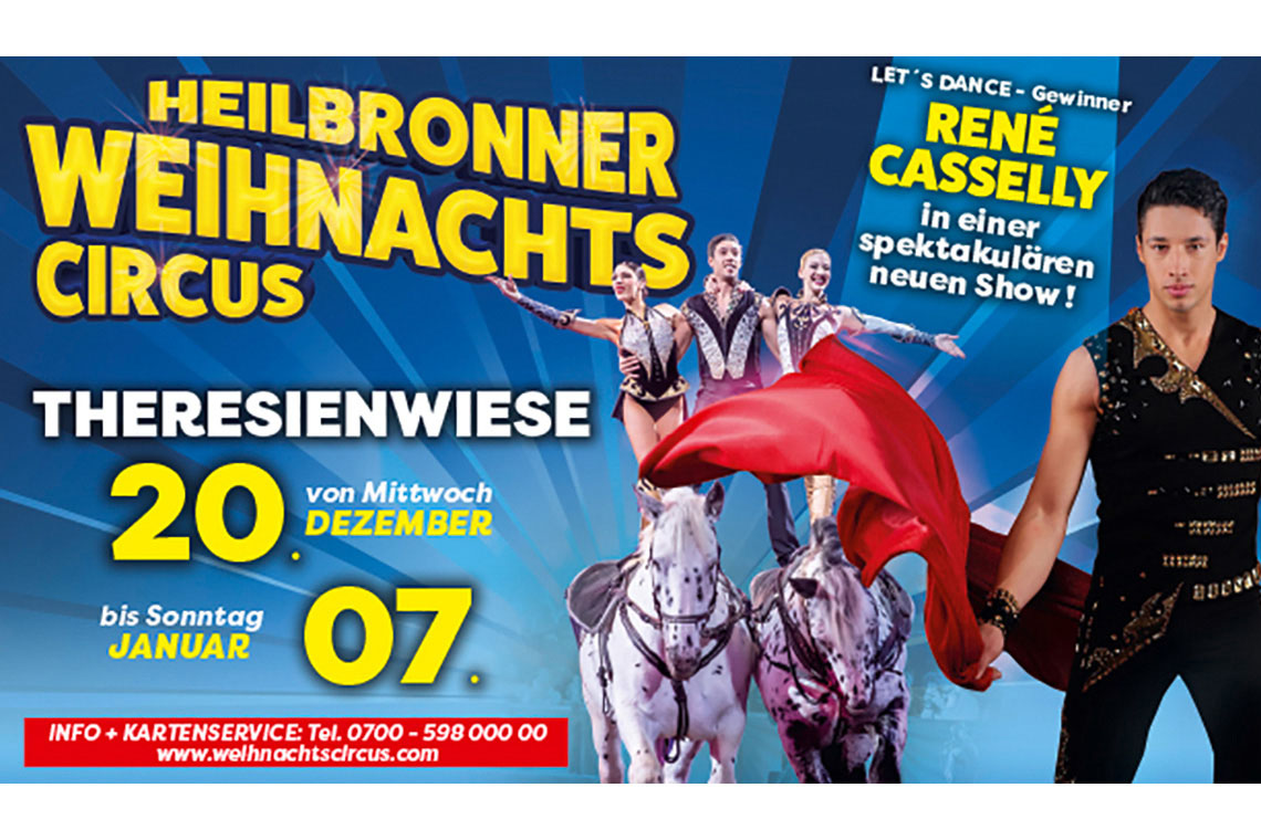 Heilbronner Weihnachtscircus – IHR Reiseziel