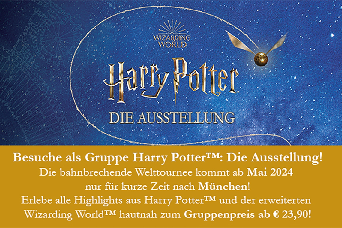 Besuche als Gruppe Harry Potter™: Die Ausstellung